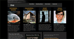 Desktop Screenshot of disturbinghorror.com